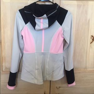 Lululemon Jacket Black/Pink/off white Size: 4